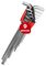 44161 - MagicRing Chrome Plated Metric Hex Key Set in ErgoStar Holder, 9 Piece