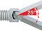 36521 - MagicRing Imperial Hex Key Set in ErgoStar Holder 13 Piece Chrome Plated