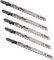 2608630014 - T101BR Wood Clean Cut Jigsaw Blades Bayonet, 5 Pack