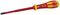 T49243-1 - Dextro VDE Insulated PZ1 x 100mm Slim Pozidriv Screwdriver