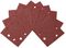 DT3021-QZ - 115mm x 115mm 60 Grit 1/4 Sanding Sheets Punched, 10 Pack