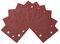 DT3025-QZ - 115mm x 115mm 240 Grit 1/4 Sanding Sheets Punched, 10 Pack