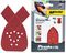 X31004-XJ - 96mm x 168mm 80 Grit Mouse Sanding Sheets, 5 Pack