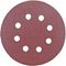 VD125060 - 125mm 8 Holes 60 Grit Sanding Discs, 10 Pack