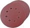VD125060 - 125mm 8 Holes 60 Grit Sanding Discs, 10 Pack
