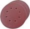 VD125080 - 125mm 8 Holes 80 Grit Sanding Discs, 10 Pack