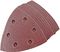 VD93080 - 93 x 93mm 80 Grit Delta Sanding Pads, 10 Pack