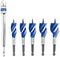 1922007 - Blue Groove 6X Stubby Wood Drill Bits, 5 Piece