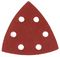 DT3093-QZ - 93mm x 93mm 6 Holes 120 Grit Triangle Delta Sanding Sheets, 10 Pack