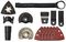 TE-MG 300 EQ - 300W Oscillating Multi-Tool Kit 230V