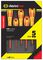 T49183D - Dextro VDE Insulated Slotted / Pozidriv Screwdriver Set, 5 Piece