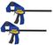 T5462EL7 - 150mm (6") One Handed Light Duty Mini Bar Clamps, 2 Pack