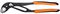 7225 - 12" (300mm) Water Pump Pliers with Two-Component Handles
