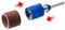 SC407 - EZ SpeedClic Rotary Tool Sanding Mandrel & Sanding Bands, 3 Piece