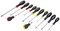 D03441 - Slotted/Philips/Pozidriv Screwdriver Set, 12 Piece