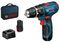 06019B697J - 12V 2x 2Ah Li-Ion Cordless Combi Drill Kit