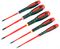 BE-9882SL - 1000V VDE Insulated Ergo Slim Slotted / Pozidriv Screwdrivers Set, 5 Piece