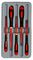 BE-9881SL - 1000V VDE Insulated Ergo Slim Slotted / Phillips Screwdrivers Set, 5 Piece