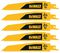 DT90380-QZ - 152mm 6TPI Bi-Metal Wood with Nails & Metal Demolition Reciprocating Saw Blades, 5 Pack