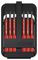 44366 - slimBit VDE Insulated Slotted, Phillips, Pozidriv, Plus/Minus & Torx Screwdriver Bit Set, 7 Piece