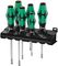 05105650001 - 334/6 Kraftform Plus Lasertip Phillips / Slotted Screwdriver Set, 6 Piece