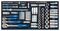 63540 - 1/4", 3/8" & 1/2" Ratchet & Socket Set, 84 Piece
