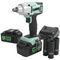 KWT-002-08 - 18V 2x 4Ah Li-Ion Cordless 430Nm 1/2" Impact Wrench Kit