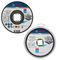 2608619266 - 4 1/2" (115mm x 1mm x 22.23mm) Angle Grinder X-LOCK Inox Cutting Discs, 10 Pack