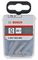 2607002802 - T40 x 25mm Torx Extra Hard Screwdriver Bits, 25 Pack
