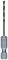 2608577517 - 2mm x 60mm HSS Twist PointTeQ Drill Bit with Hex Shank