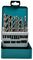 D-47173 - Mixed Drill Bit Set in Metal Case, 18 Piece