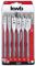 512490 - Flat Wood Drill Bit Set, 6 Piece