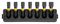 DT70806-QZ - 25mm FlexTorq Extreme Hex Screwdriver Bit Bar Set, 7 Piece
