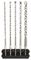 DT70830-QZ - Hex Shank Black & Gold Multi-Material Masonry, Wood, Metal & Plastic Drill Bit Bar Set, 5 Piece