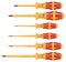 05051576001 - Kraftform 1060 i/1062 i/6 VDE Insulated Slotted & Pozidriv Screwdriver Set, 6 Piece