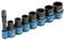E-12289 - 1/4" Impact Socket Set with 1/4" Adaptor, 8 Piece