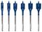 2608900333 - Expert Self Cut Speed Flat Wood Drill Bit Set, 6 Piece