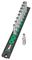 05005410001 - 1/4" Deep Socket Set with Magnetic Socket Rail, 9 Piece