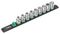 05005460001 - C 4 1/2" Zyklop Socket Set with Magnetic Socket Rail, 9 Piece