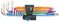 05022699001 - Metric Stainless Steel Multi-Colour Ball End Hex Key Set with Holding Function, 9 Piece - 3950/9