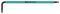 05022602001 - 2mm x 101mm Multi-Colour Ball End Hex Key