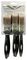 61136 - Paint Brush Set, 5 Piece