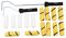 61123 - 4" (100mm) Mini Paint Roller Set, 17 Piece