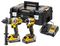 DCK2052H2T-GB - 18V XR 2x 5Ah Powerstack Batteries Li-Ion Cordless 3 Speed Combi Drill with FlexVolt Advantage & Impact Driver Twin Kit