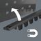 05051012001 - Kraftform Screwdriver Set & Magnetic Rail, 9 Piece - 9650