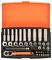 SL25L - 1/4" Square Drive Socket & Deep Socket Set, 37 Piece