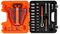 S410 - 1/4" and 1/2" Square Drive Socket & Spanner Set