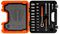 S410 - 1/4" and 1/2" Square Drive Socket & Spanner Set
