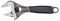 9031T - 8" (218mm) Ergo Wide Slim Jaw Adjustable Wrench