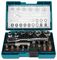 B-54081 - Screwdriver Bit & Ratchet Socket Set, 21 Piece